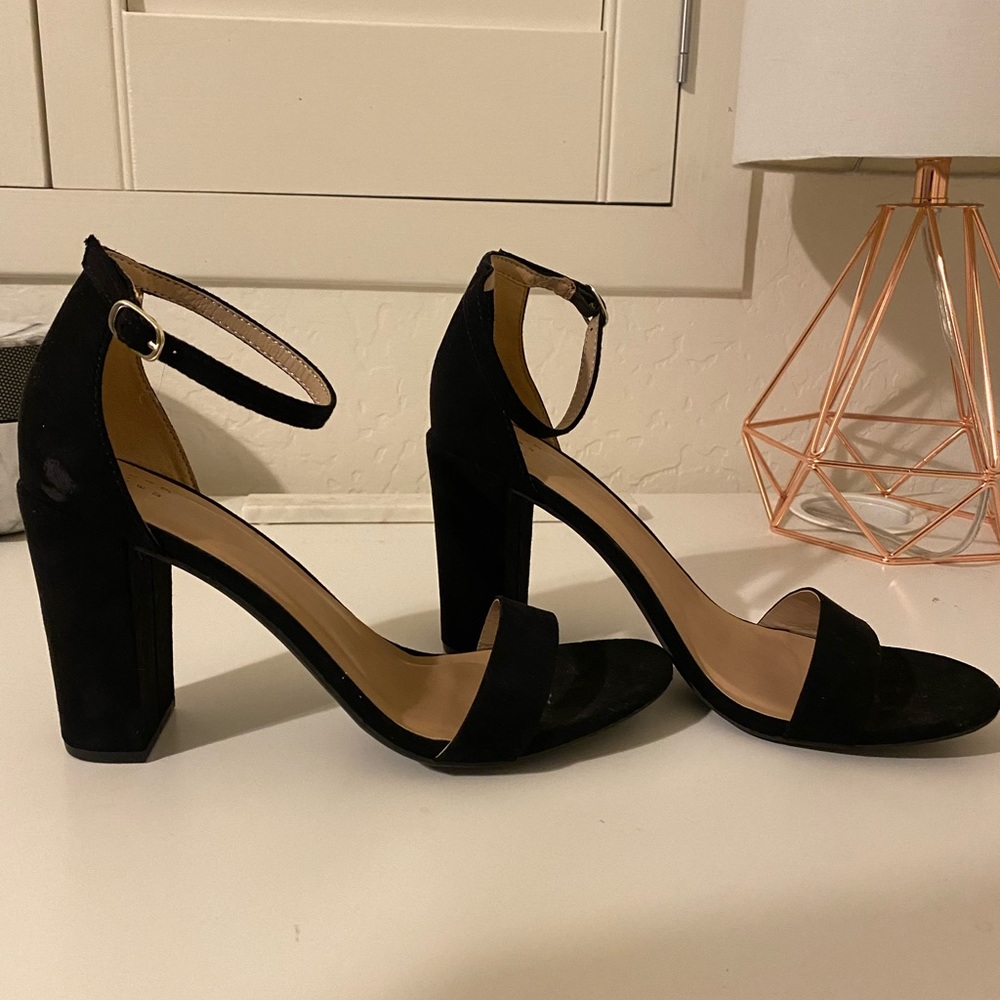 Black heels